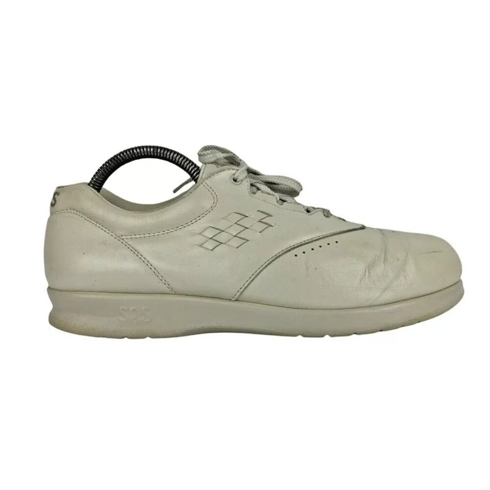 SAS Womens Tripad Comfort Beige Lace Up Round Toe Sneaker Shoes Size US 9.5 M